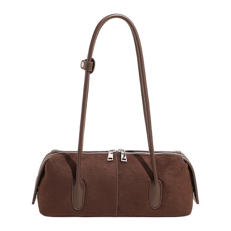 Damen praktische Veloursleder Handtasche Nord Taschen