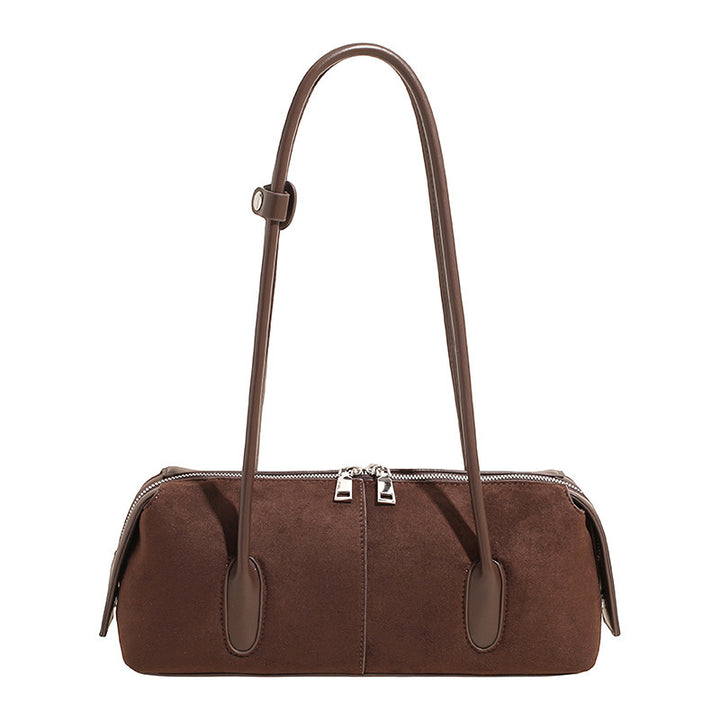 Damen praktische Veloursleder Handtasche Nord Taschen