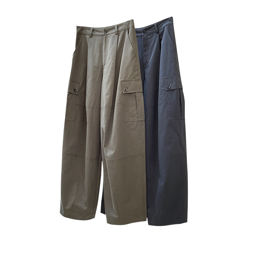 Damen Weite Utility-Cargo-Hose im Balloon-Cut mit großen Klappentaschen Nord Taschen
