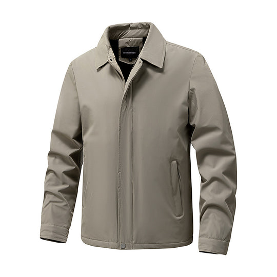 Herren Leichter wasserabweisender Stehkragen-Blouson mit Thermofutter Nord Taschen