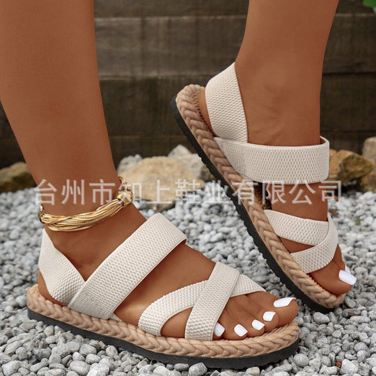 Damen Bequeme Trend-Sandalen mit verstellbaren Riemen und atmungsaktiver Sohle Nord Taschen