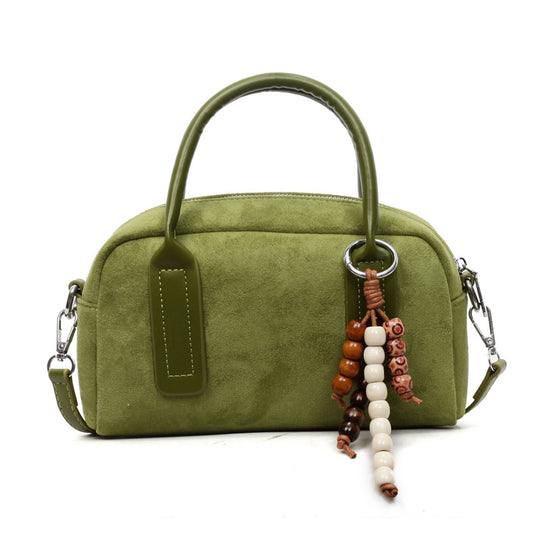 Damen Vintage-inspiriertes Handtaschenmodell mit abnehmbarem Anhänger Nord Taschen