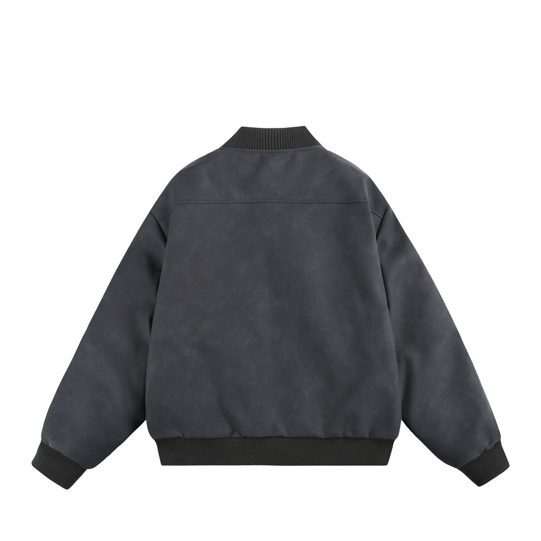 Unisex Oversize-Bomber mit minimalistischer Frontblende und strukturierter Nahtführung Nord Taschen