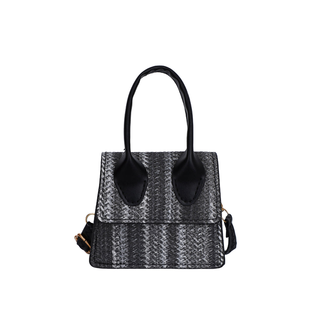 Damen Mini-Tasche mit geflochtenem Design und abnehmbarem Trageriemen Nord Taschen