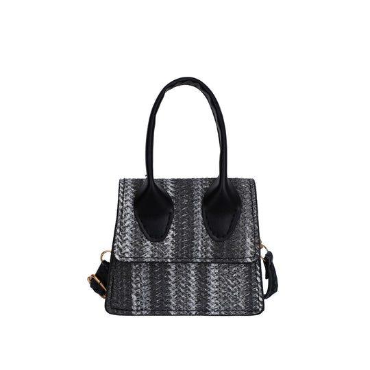 Damen Mini-Tasche mit geflochtenem Design und abnehmbarem Trageriemen Nord Taschen