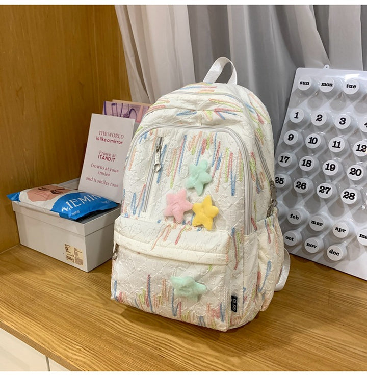 Damen-Rucksack mit buntem Stickdesign und praktischen Fächern Nord Taschen