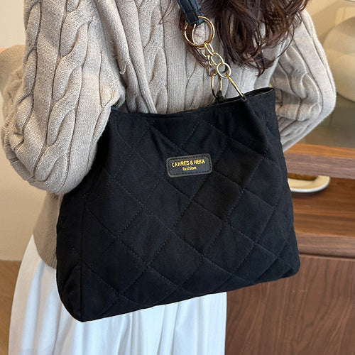 Damen elegante Tasche mit gestepptem Design Nord Taschen
