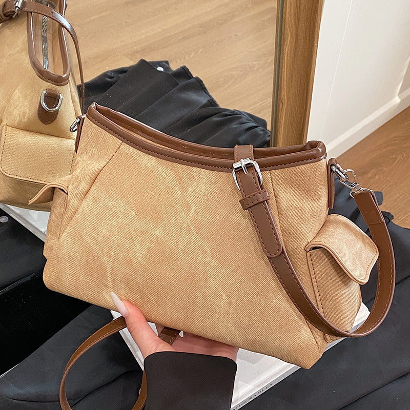 Damen Umhängetasche mit lässiger Struktur und praktischen Fächern Nord Taschen