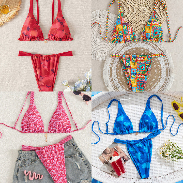 Damen Bikini-Set mit floralem Design