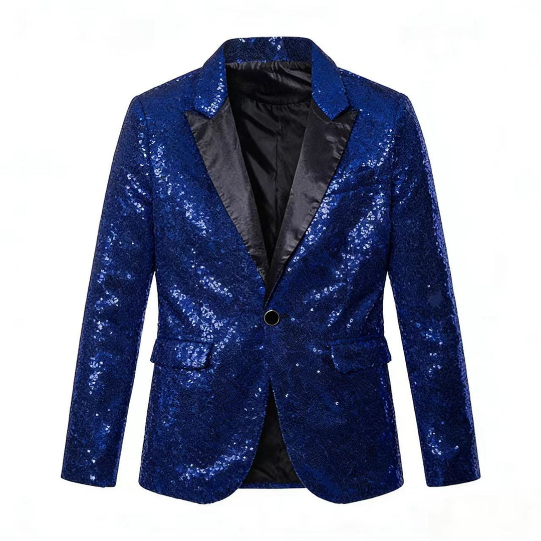 Glamouröser Pailletten Blazer Herren