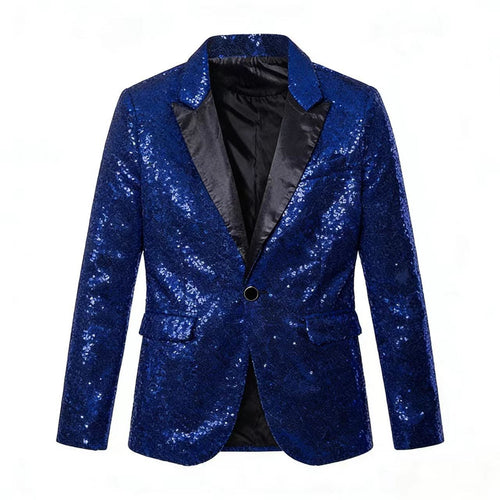 Glamouröser Pailletten Blazer Herren