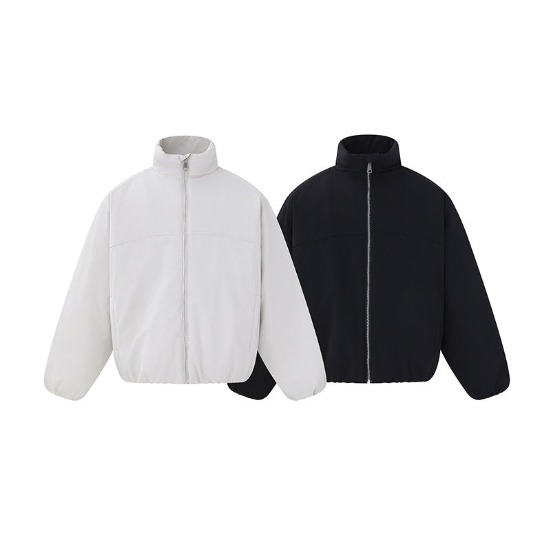 Unisex Leichter Boxy‑Pufferblouson mit hohem Stehkragen und elastischem Saum Nord Taschen