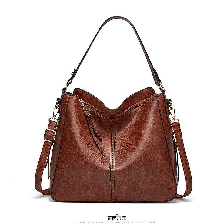 Damen Hobo-Tasche mit elegantem Faltendesign und verstellbarem Schulterriemen Nord Taschen