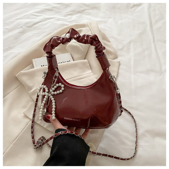 Damen modische Handtasche mit stilvollem Kettenriemen Nord Taschen