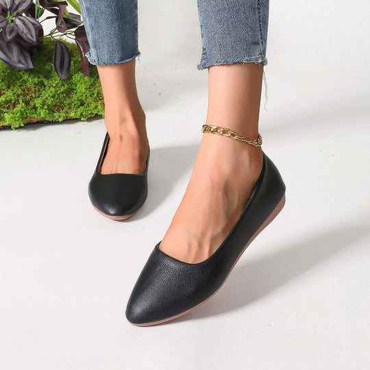 Damen Elegante Ballerinas mit zeitlosem Design und weichem Obermaterial