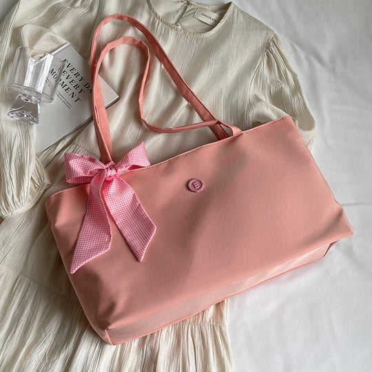 Damen elegante Beuteltasche mit dekorativem Schleifen-Detail Nord Taschen