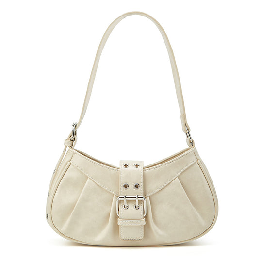 Damen Hobo-Tasche mit raffiniertem Faltendesign und modischem Schnallenakzent Nord Taschen