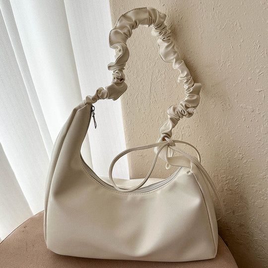 Damen Hobo-Tasche mit stilvollem geflochtenem Schultergurt und elegantem Knotenverschluss Nord Taschen