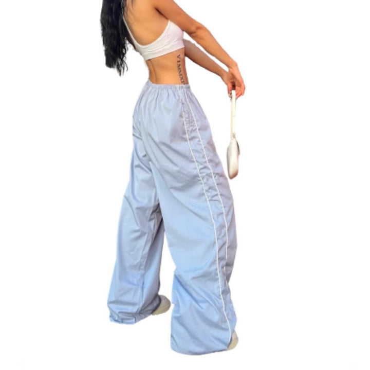Damen Sportliche High-Waist Freizehhosen