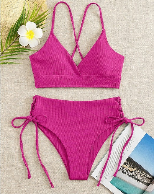 Damen Triangel-Bikini mit raffinierter Raffung Nord Taschen
