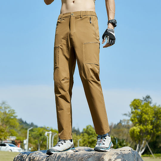 Herren Technische Trekkinghose mit Stretch wasserabweisender Oberfläche und Cargo-Taschen Nord Taschen