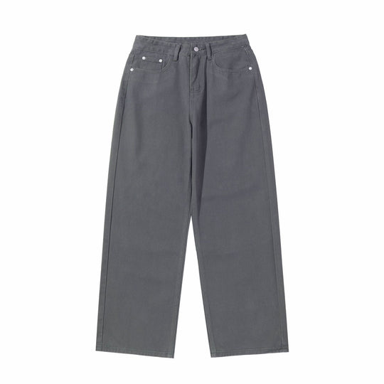 Damen Weite Cropped-Hose mit hohem Bund, geradem Bein und Five-Pocket-Design Nord Taschen