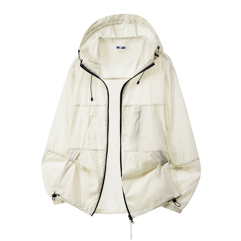 Herren Leichte Outdoor-Windjacke mit Kapuze Nord Taschen