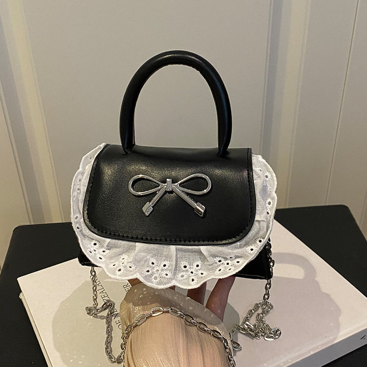 Damen Mini Handtasche mit Rüschendetail Nord Taschen