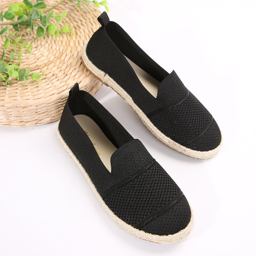 Damen Espadrilles mit atmungsaktivem Netzdesign und flexibler Sohle