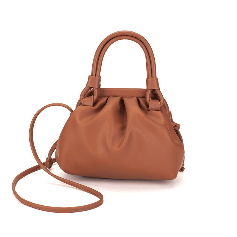 Damen Hobo-Tasche mit modischem Faltendesign und luxuriösen Kunstlederdetails Nord Taschen