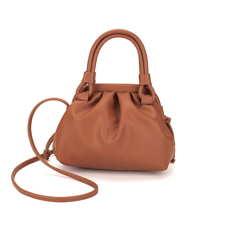 Damen Hobo-Tasche mit modischem Faltendesign und luxuriösen Kunstlederdetails Nord Taschen
