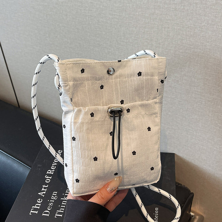 Damen kleine Umhängetasche mit blütenförmigem Design Nord Taschen