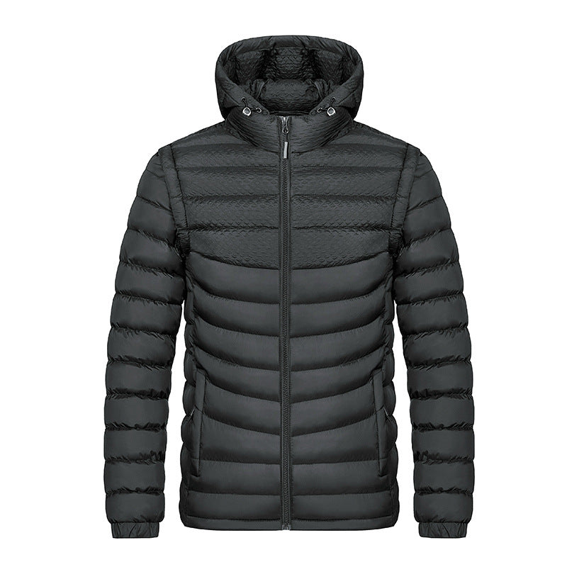 Herren Leichte gesteppte Winterjacke Nord Taschen
