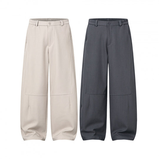 Damen Weite Culotte-Hose mit Kniepatches, elastischem Rückbund und aufgesetzten Taschen Nord Taschen