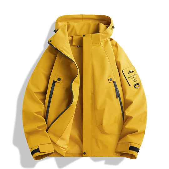 Damen Wasserabweisende Softshell-Funktionsjacke mit verstellbarer Kapuze, winddichter Membran und schrägen Reißverschlusstaschen Nord Taschen
