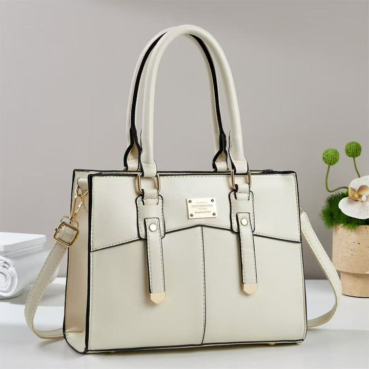 Damen Designer-Handtasche mit eleganter Struktur und abnehmbarem Schultergurt Nord Taschen