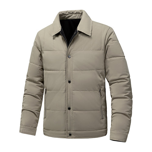 Herren Steppjacke mit Thermo-Isolierung und Hemdkragen Nord Taschen