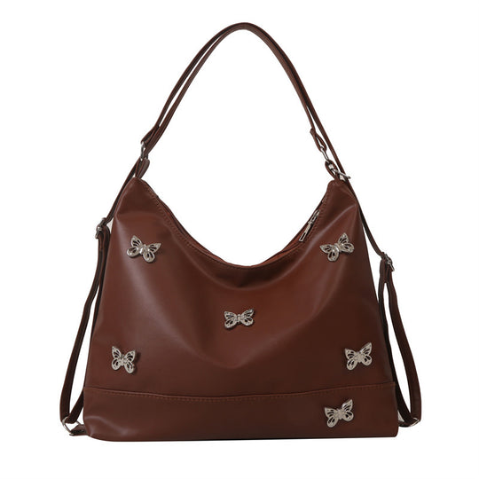 Damen Hobo-Tasche mit verspielten Schmetterlingsapplikationen und verstellbarem Schulterriemen Nord Taschen