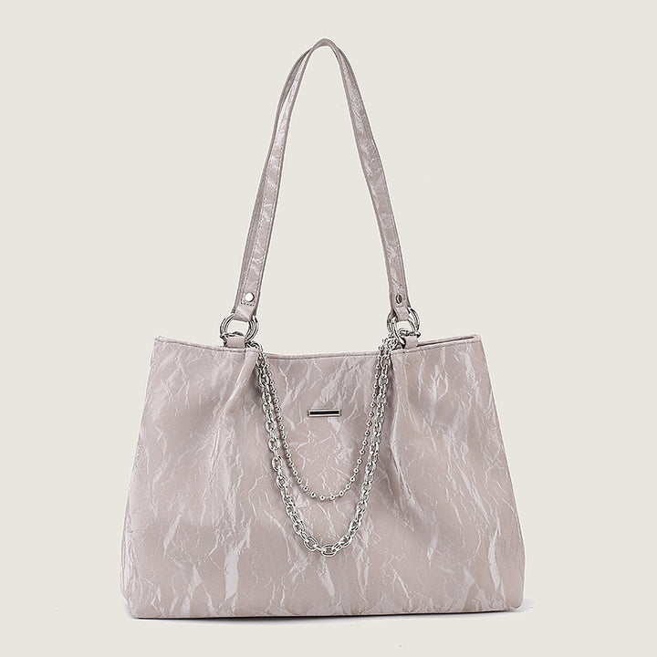 Damen Handtasche mit dekorativem Kettenakzent Nord Taschen