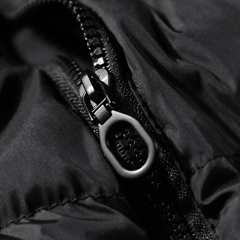 Herren Gepolsterte Ärmellose Thermoweste im urbanen Puffer-Look mit Stehkragen und Reißverschlusstaschen Nord Taschen