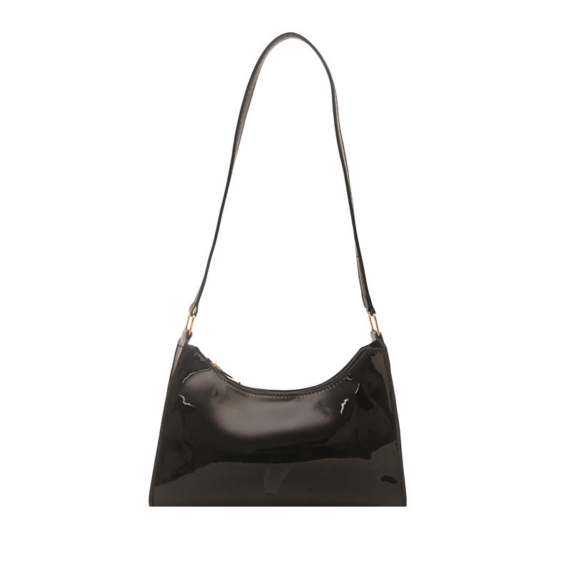Damen elegante Handtasche im modernen Hochglanzdesign Nord Taschen