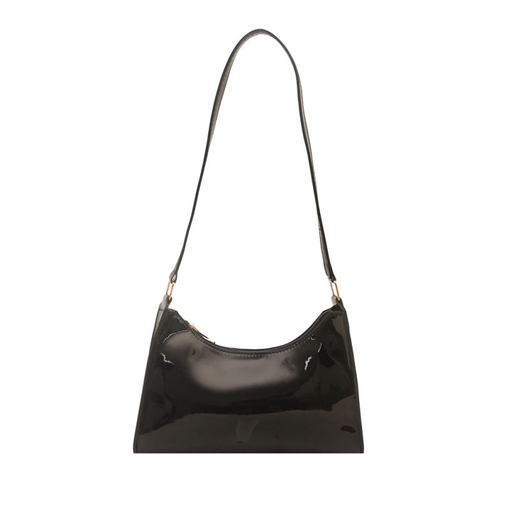 Damen elegante Handtasche im modernen Hochglanzdesign Nord Taschen