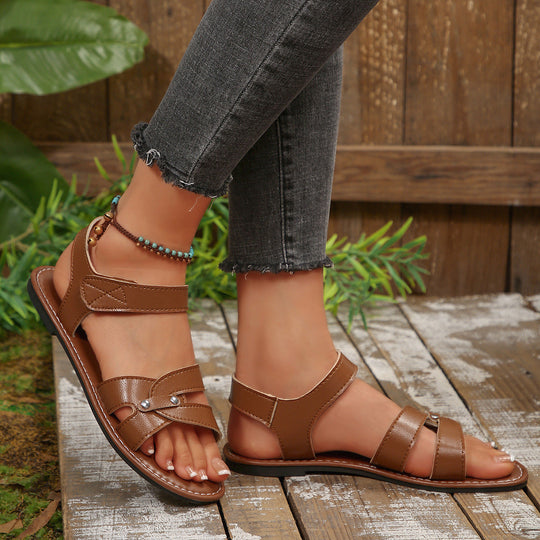 Damen modische Sandalen mit verstellbaren Riemen und komfortabler Sohle Nord Taschen
