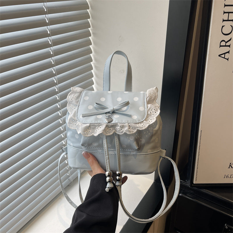 Damen Rucksackhandtasche mit verspieltem Puffärmel-Design Nord Taschen