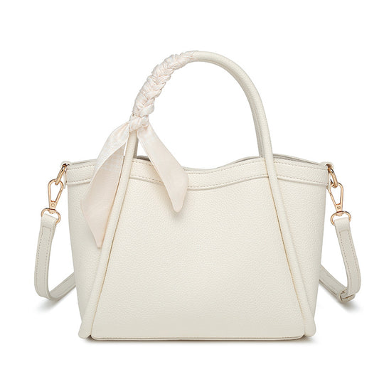 Damen Handtasche mit modischem Schal-Detail und verstellbarem Schulterriemen Nord Taschen