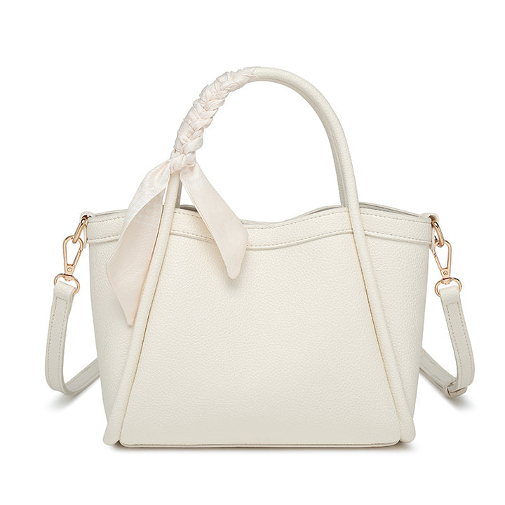 Damen Handtasche mit modischem Schal-Detail und verstellbarem Schulterriemen Nord Taschen