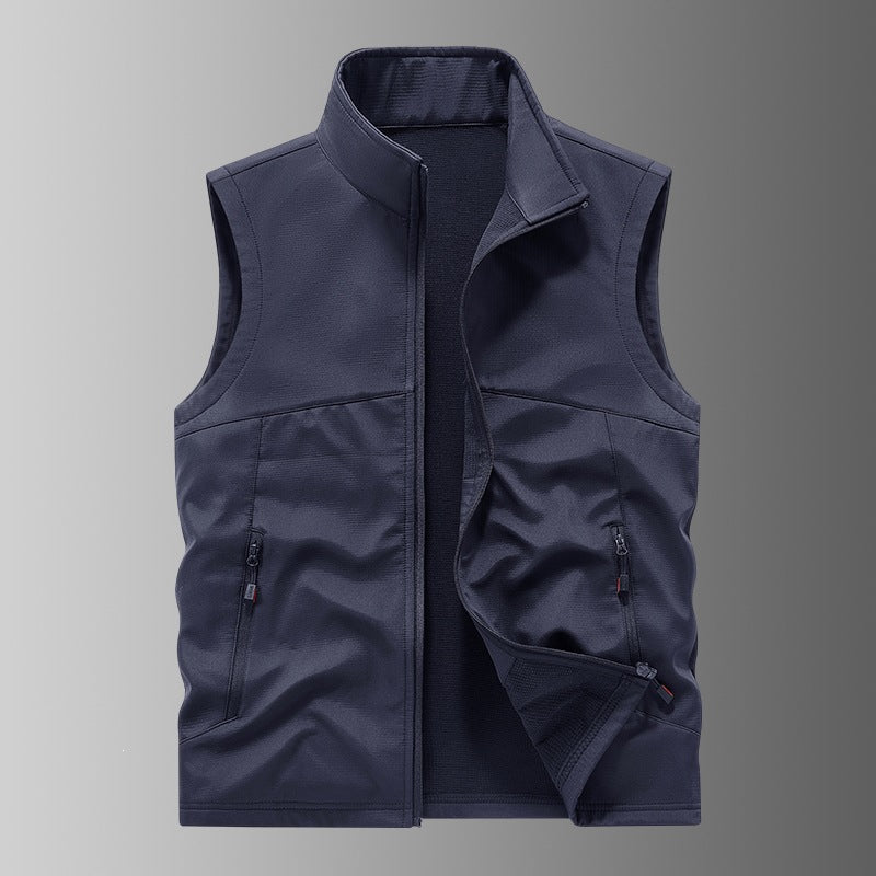 Herren Softshell-Weste mit Fleece-Innenfutter, winddicht und wasserabweisend Nord Taschen
