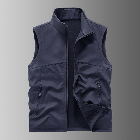 Herren Softshell-Weste mit Fleece-Innenfutter, winddicht und wasserabweisend Nord Taschen