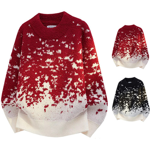 Damen Modischer Oversized Strickpullover Nord Taschen