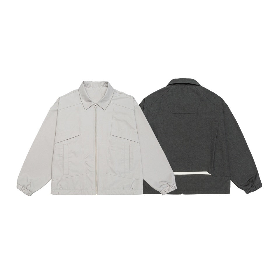 Unisex Kurzblouson im Boxy‑Cut mit durchgehendem Reißverschluss und Pattentaschen Nord Taschen
